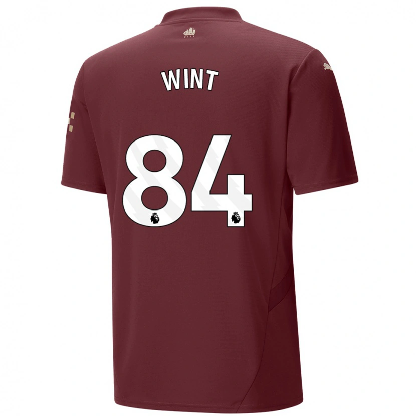 Danxen Kinderen Jack Wint #84 Kastanjebruin Thuisshirt Derde Tenue 2024/25 T-Shirt