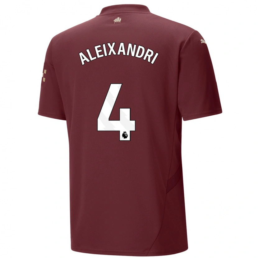 Danxen Kinderen Laia Aleixandri #4 Kastanjebruin Thuisshirt Derde Tenue 2024/25 T-Shirt