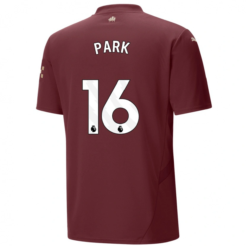 Danxen Kinderen Jess Park #16 Kastanjebruin Thuisshirt Derde Tenue 2024/25 T-Shirt