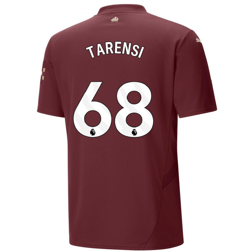 Danxen Kinderen Oscar Tarensi #68 Kastanjebruin Thuisshirt Derde Tenue 2024/25 T-Shirt