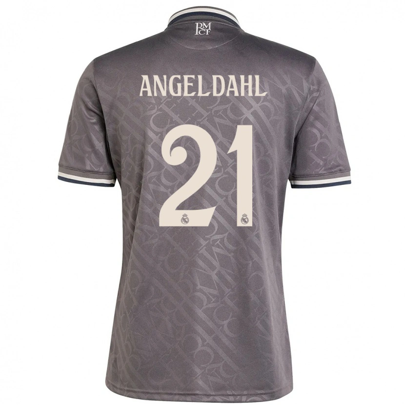 Danxen Kinderen Filippa Angeldahl #21 Houtskool Thuisshirt Derde Tenue 2024/25 T-Shirt