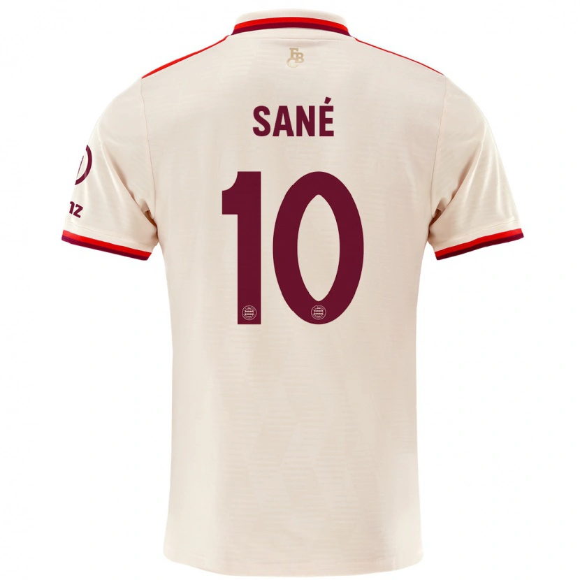 Danxen Kinderen Leroy Sané #10 Linen Thuisshirt Derde Tenue 2024/25 T-Shirt