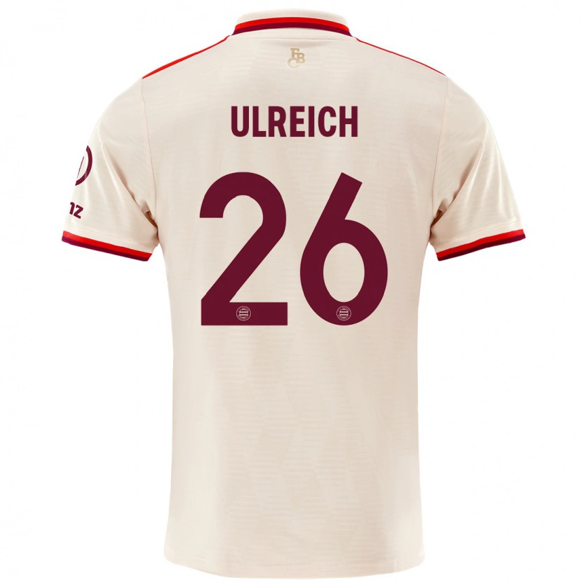 Danxen Kinderen Sven Ulreich #26 Linen Thuisshirt Derde Tenue 2024/25 T-Shirt