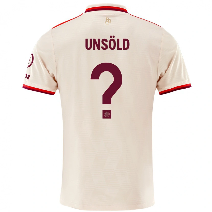 Danxen Kinderen Samuel Unsöld #0 Linen Thuisshirt Derde Tenue 2024/25 T-Shirt