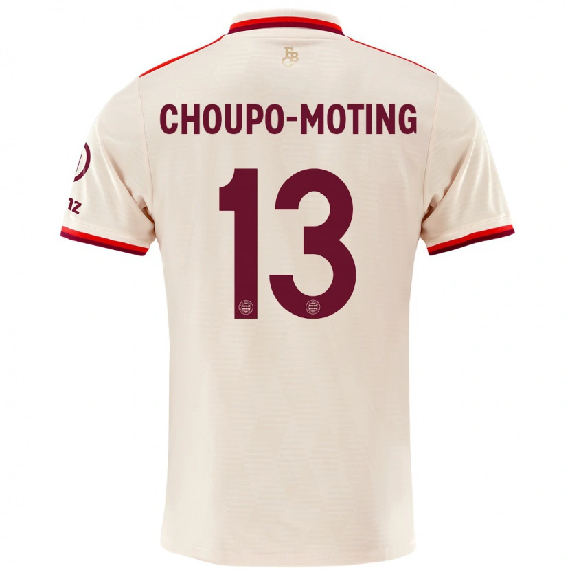 Danxen Kinderen Eric Maxim Choupo-Moting #13 Linen Thuisshirt Derde Tenue 2024/25 T-Shirt