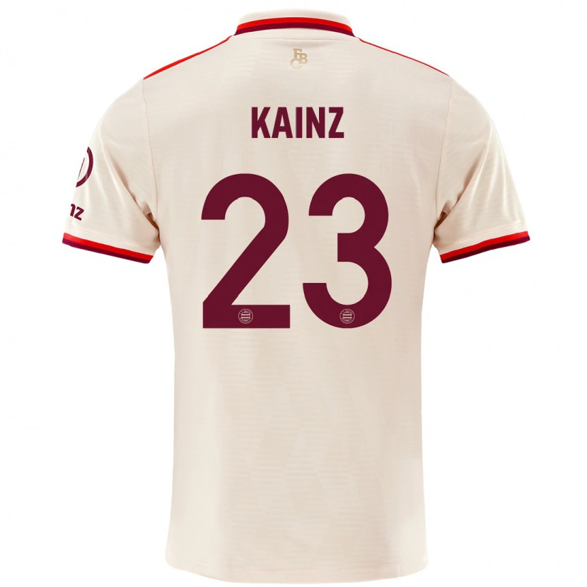 Danxen Kinderen Manuel Kainz #23 Linen Thuisshirt Derde Tenue 2024/25 T-Shirt