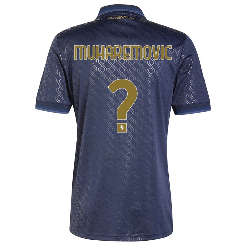 Danxen Kinderen Tarik Muharemovic #0 Marineblauw Thuisshirt Derde Tenue 2024/25 T-Shirt