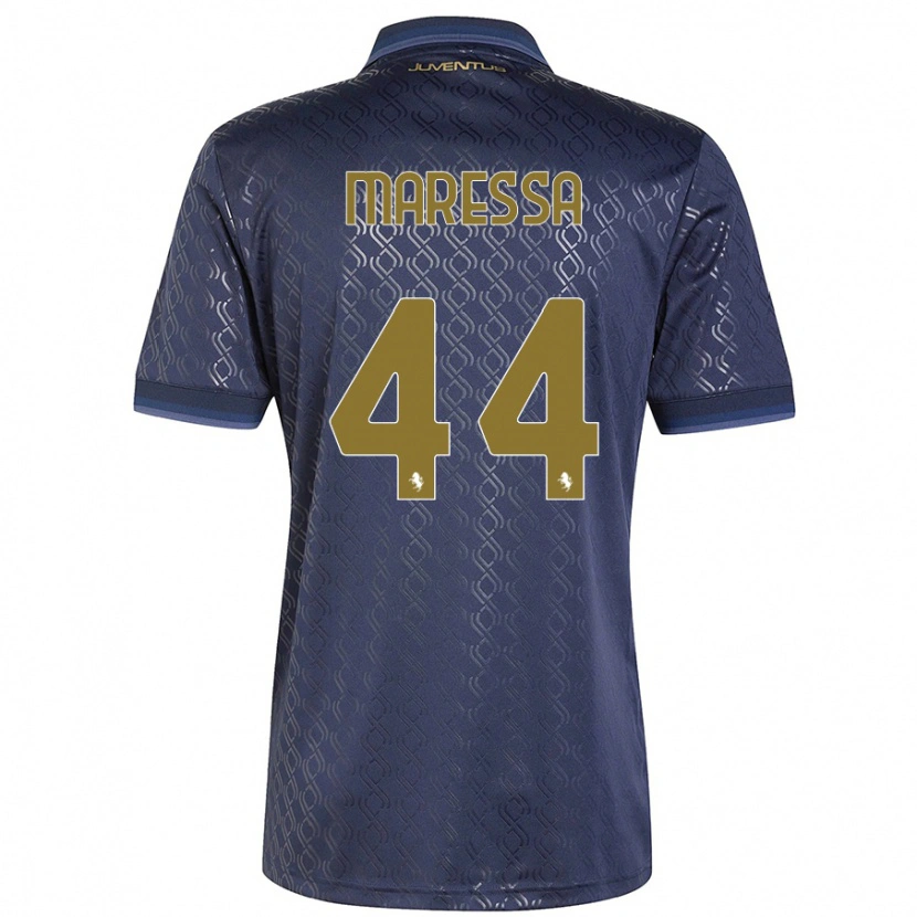 Danxen Kinderen Tommaso Maressa #44 Marineblauw Thuisshirt Derde Tenue 2024/25 T-Shirt