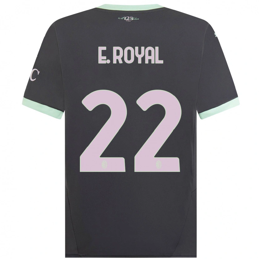 Danxen Kinderen Emerson Royal #22 Grijs Thuisshirt Derde Tenue 2024/25 T-Shirt