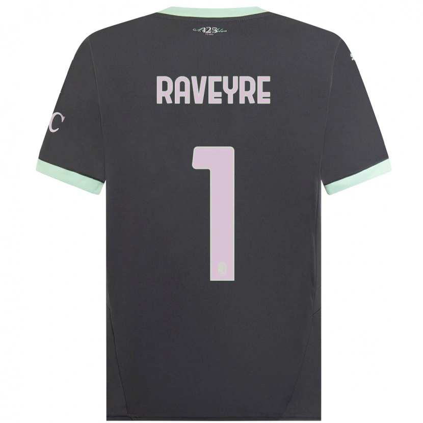 Danxen Kinderen Noah Raveyre #1 Grijs Thuisshirt Derde Tenue 2024/25 T-Shirt