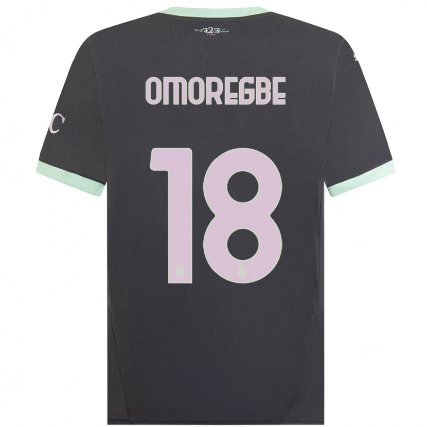 Danxen Kinderen Bob Murphy Omoregbe #18 Grijs Thuisshirt Derde Tenue 2024/25 T-Shirt