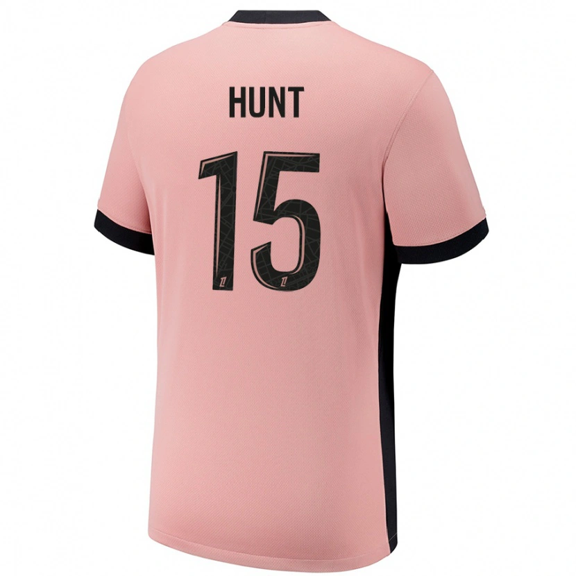 Danxen Kinderen Clare Hunt #15 Roestroze Thuisshirt Derde Tenue 2024/25 T-Shirt