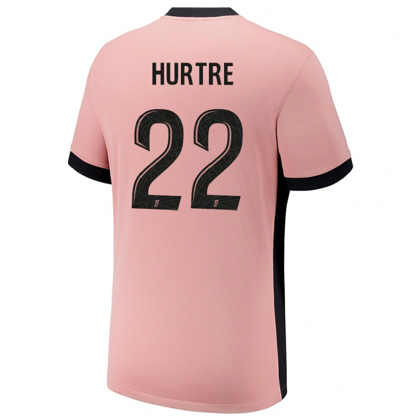 Danxen Kinderen Oceane Hurtre #22 Roestroze Thuisshirt Derde Tenue 2024/25 T-Shirt