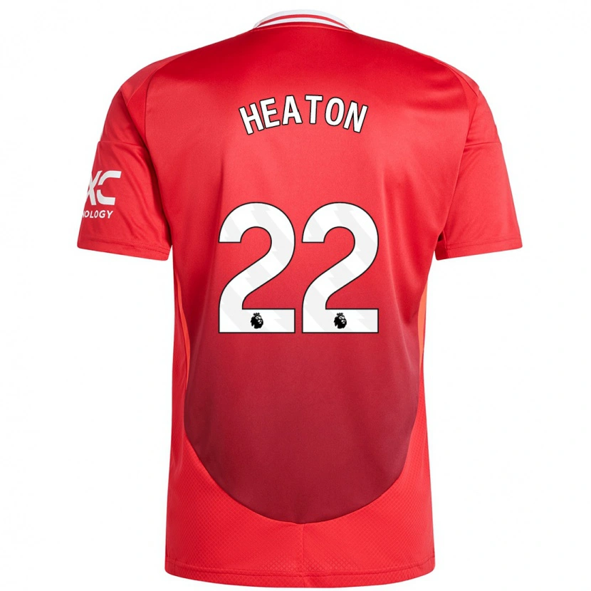 Danxen Heren Tom Heaton #22 Felrood Thuisshirt Thuistenue 2024/25 T-Shirt