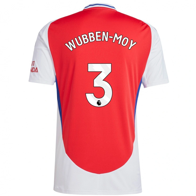 Danxen Heren Lotte Wubben-Moy #3 Rood Wit Thuisshirt Thuistenue 2024/25 T-Shirt