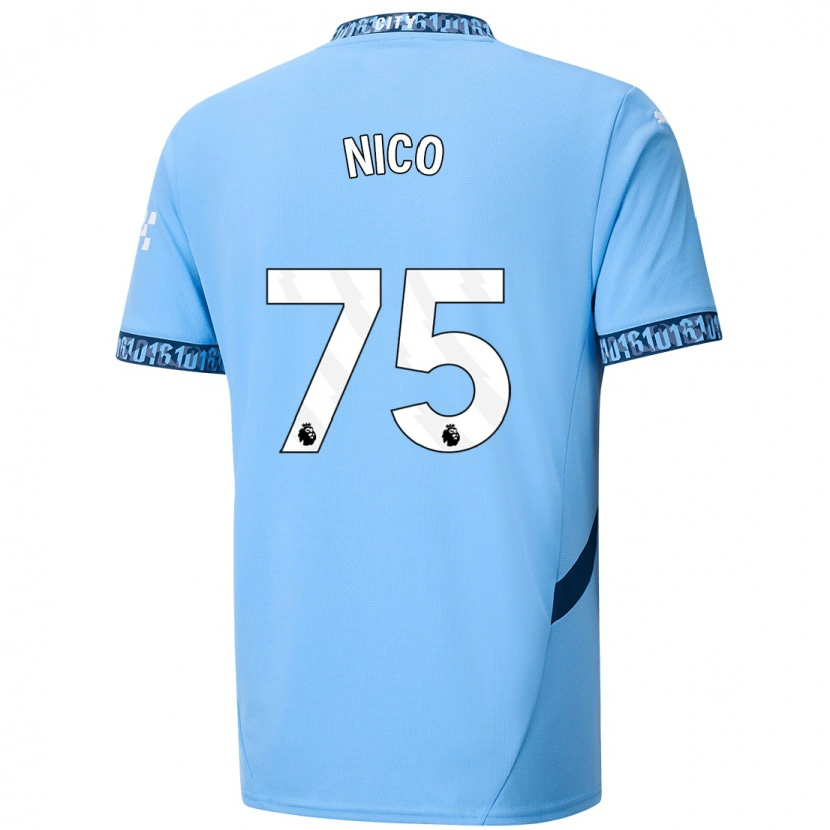 Danxen Heren Nico O'reilly #75 Marineblauw Thuisshirt Thuistenue 2024/25 T-Shirt