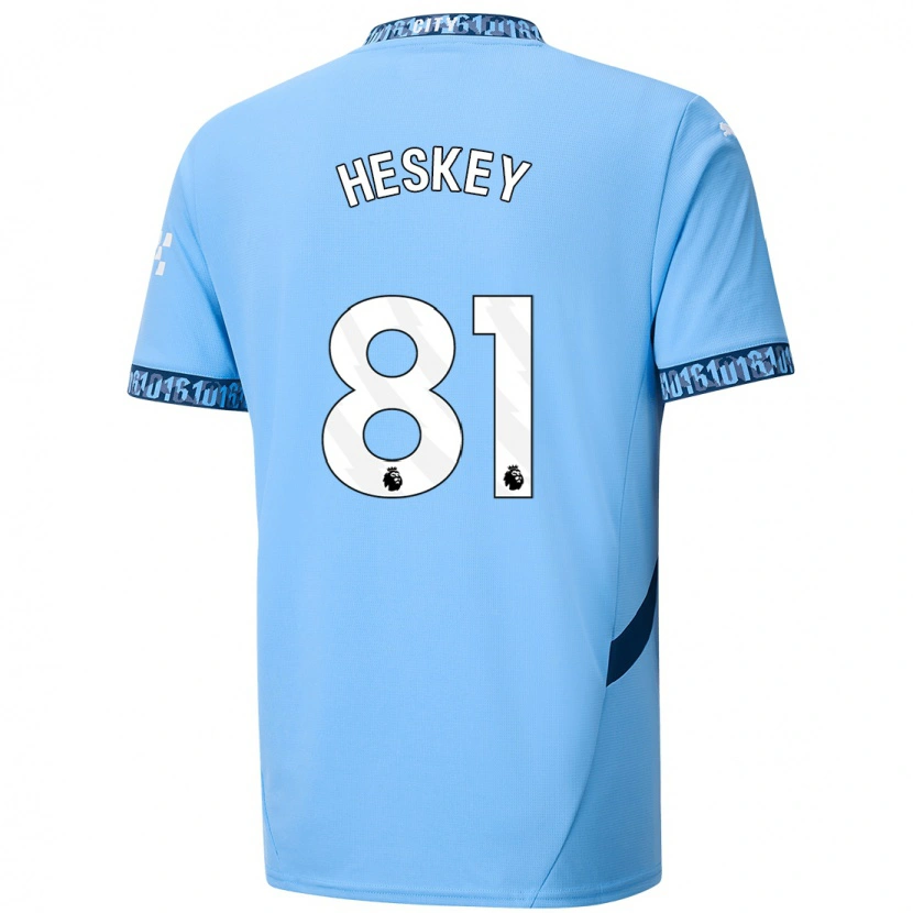 Danxen Heren Jaden Heskey #81 Marineblauw Thuisshirt Thuistenue 2024/25 T-Shirt