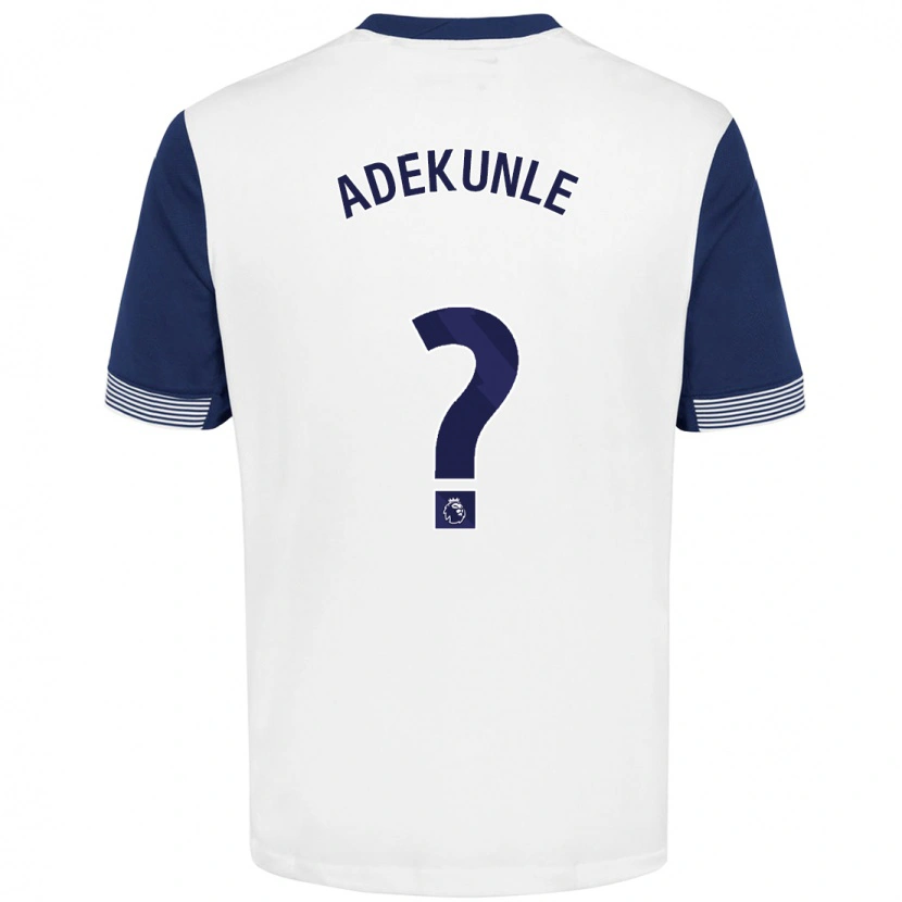 Danxen Heren Timileyin Adekunle #0 Wit Blauw Thuisshirt Thuistenue 2024/25 T-Shirt