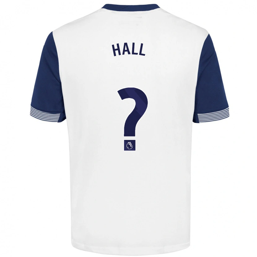 Danxen Heren Tye Hall #0 Wit Blauw Thuisshirt Thuistenue 2024/25 T-Shirt