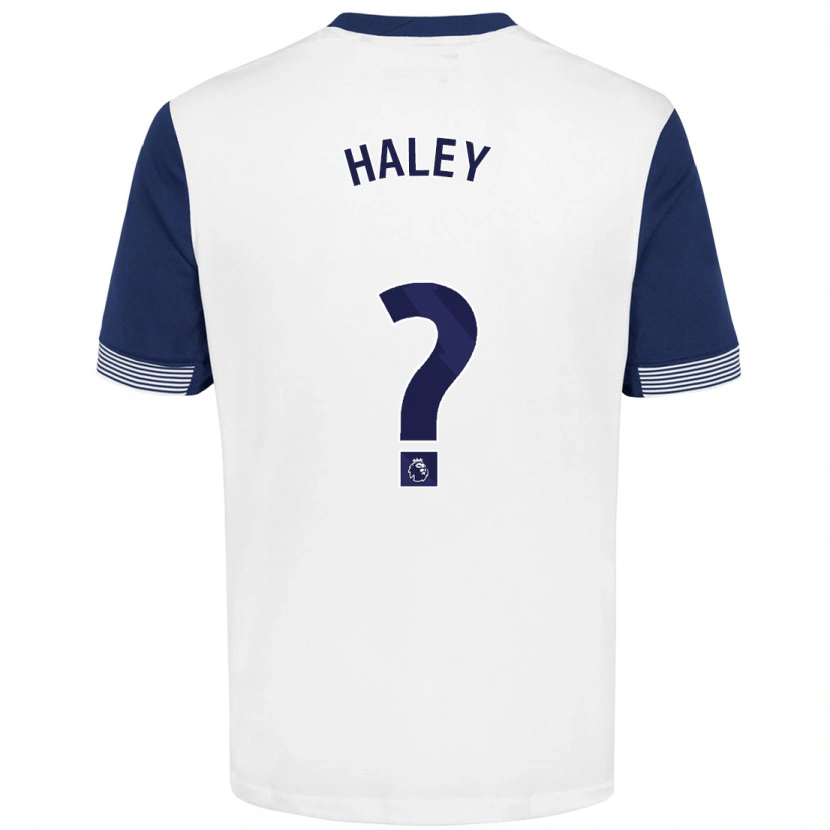 Danxen Heren Micah Haley #0 Wit Blauw Thuisshirt Thuistenue 2024/25 T-Shirt