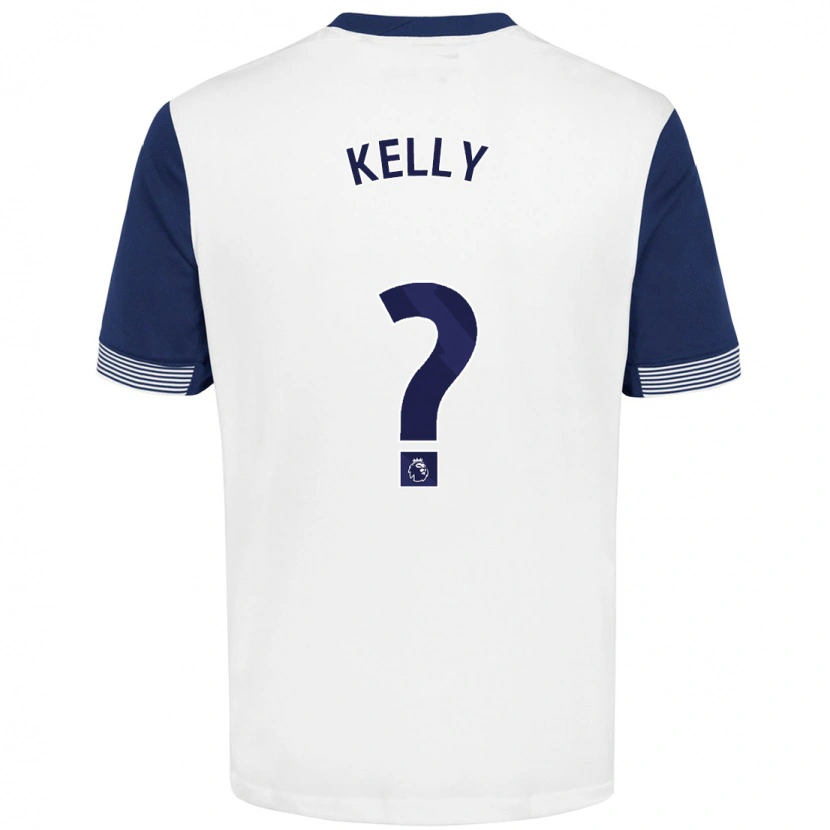 Danxen Heren Kyle Kelly #0 Wit Blauw Thuisshirt Thuistenue 2024/25 T-Shirt