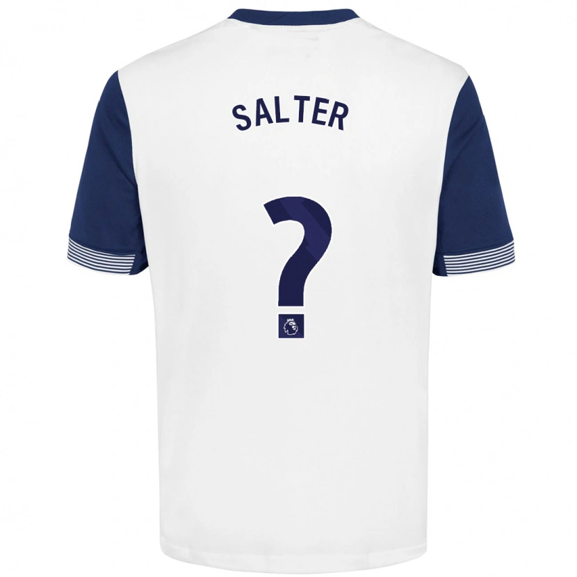 Danxen Heren Oliver Salter #0 Wit Blauw Thuisshirt Thuistenue 2024/25 T-Shirt