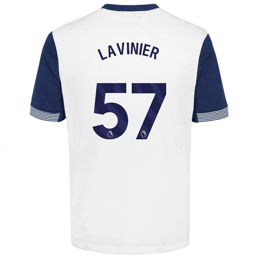 Danxen Heren Marcel Lavinier #57 Wit Blauw Thuisshirt Thuistenue 2024/25 T-Shirt