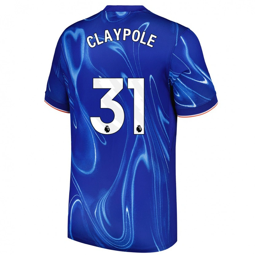 Danxen Heren Aimee Claypole #31 Blauw Wit Thuisshirt Thuistenue 2024/25 T-Shirt