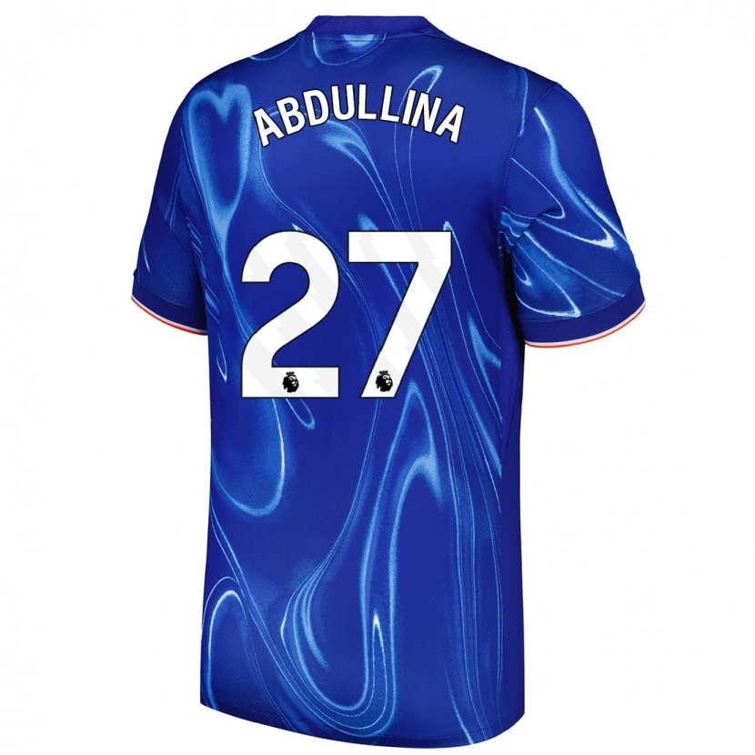 Danxen Heren Alsu Abdullina #27 Blauw Wit Thuisshirt Thuistenue 2024/25 T-Shirt