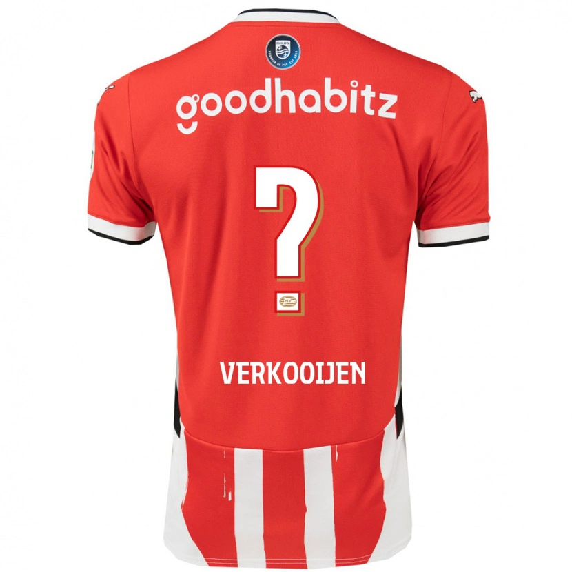 Danxen Heren Nicolas Verkooijen #0 Rood Wit Thuisshirt Thuistenue 2024/25 T-Shirt