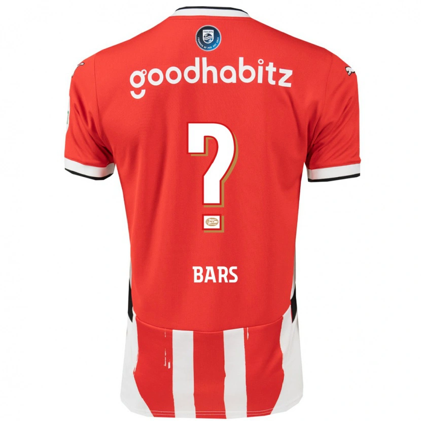 Danxen Heren Emir Bars #0 Rood Wit Thuisshirt Thuistenue 2024/25 T-Shirt