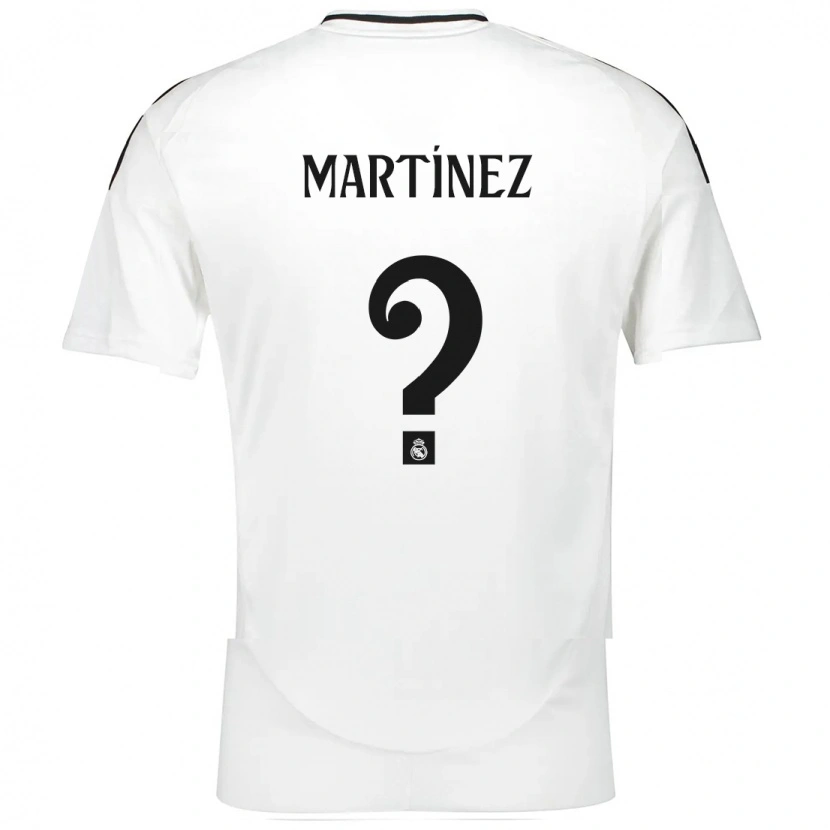 Danxen Heren Antonio Martínez #0 Wit Thuisshirt Thuistenue 2024/25 T-Shirt