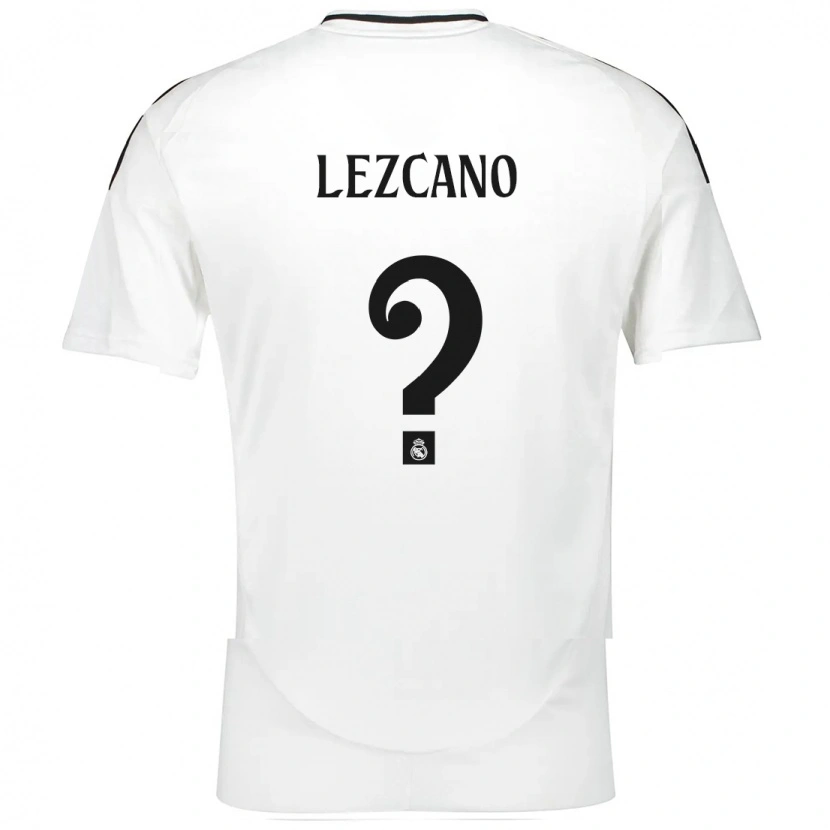 Danxen Heren Álvaro Lezcano #0 Wit Thuisshirt Thuistenue 2024/25 T-Shirt