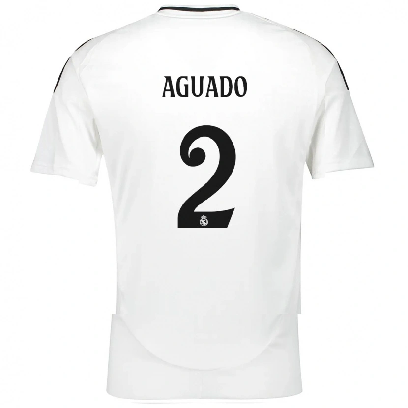 Danxen Heren Lorenzo Aguado #2 Wit Thuisshirt Thuistenue 2024/25 T-Shirt