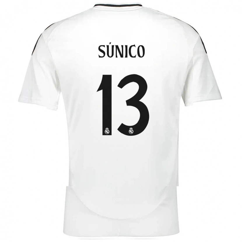 Danxen Heren Guille Súnico #13 Wit Thuisshirt Thuistenue 2024/25 T-Shirt