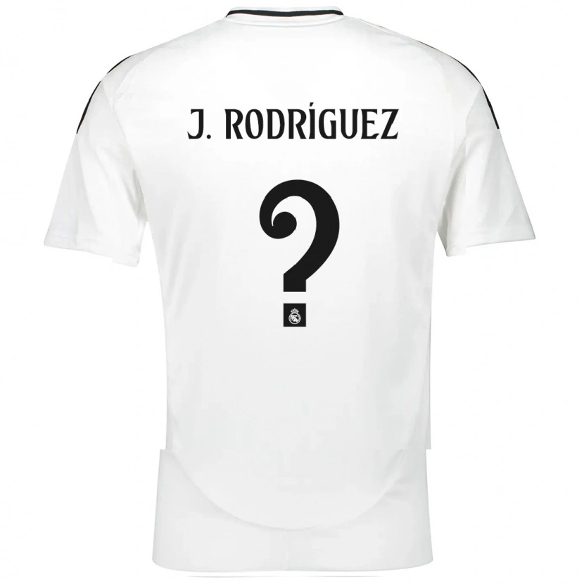 Danxen Heren Juan Rodríguez #0 Wit Thuisshirt Thuistenue 2024/25 T-Shirt