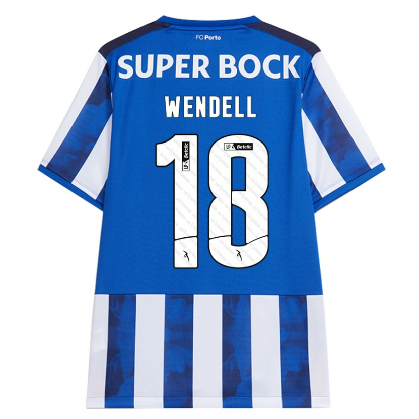 Danxen Heren Wendell #18 Blauw Wit Thuisshirt Thuistenue 2024/25 T-Shirt