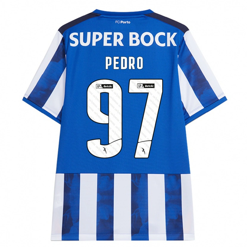 Danxen Heren Zé Pedro #97 Blauw Wit Thuisshirt Thuistenue 2024/25 T-Shirt