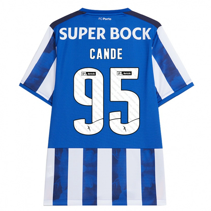 Danxen Heren Anhá Cande #95 Blauw Wit Thuisshirt Thuistenue 2024/25 T-Shirt