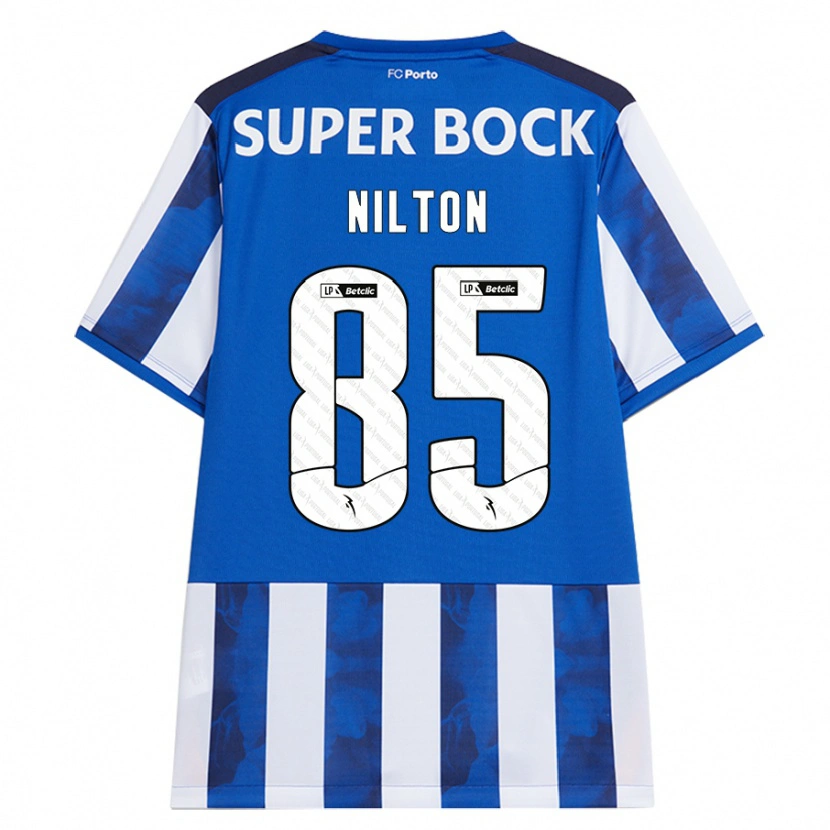 Danxen Heren Nilton #85 Blauw Wit Thuisshirt Thuistenue 2024/25 T-Shirt