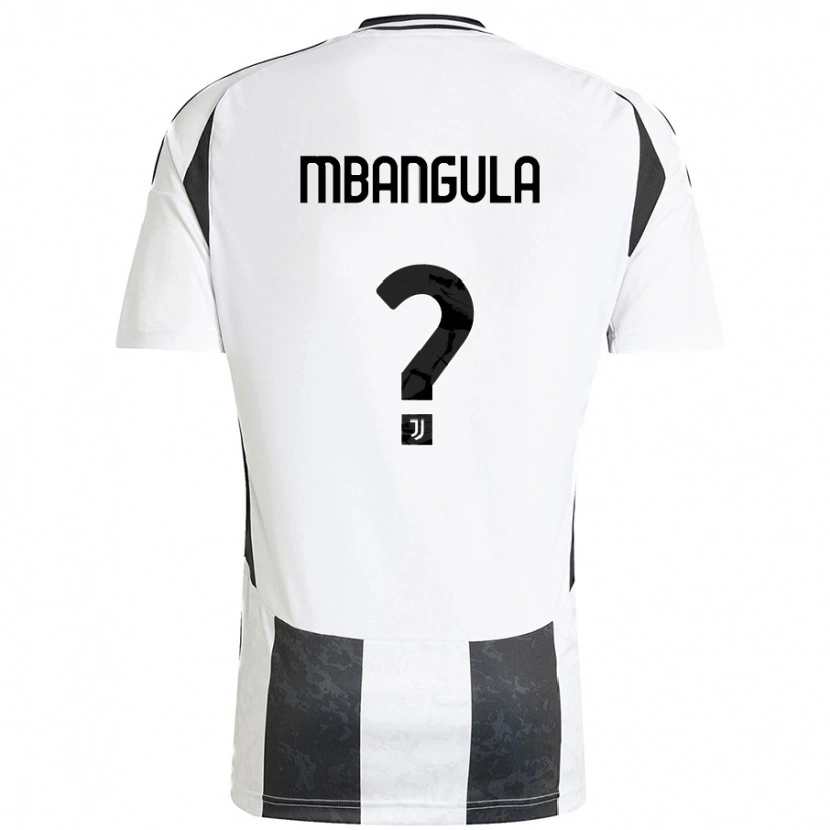 Danxen Heren Samuel Mbangula #0 Wit Zwart Thuisshirt Thuistenue 2024/25 T-Shirt