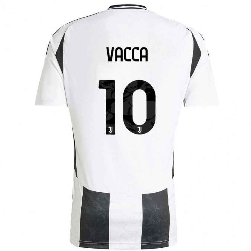 Danxen Heren Alessio Vacca #10 Wit Zwart Thuisshirt Thuistenue 2024/25 T-Shirt