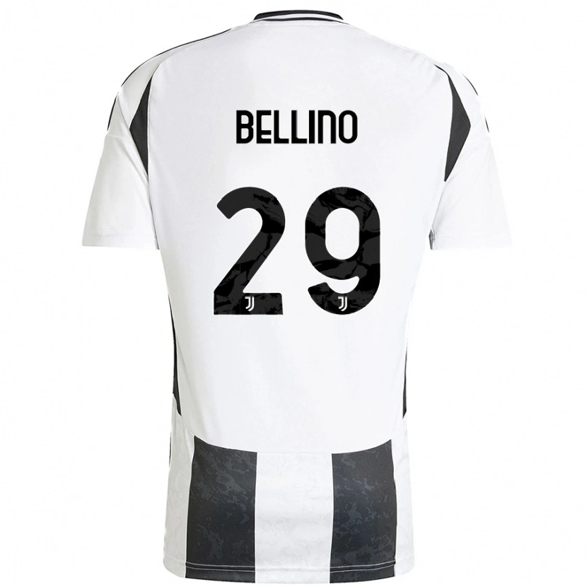 Danxen Heren Filippo Bellino #29 Wit Zwart Thuisshirt Thuistenue 2024/25 T-Shirt