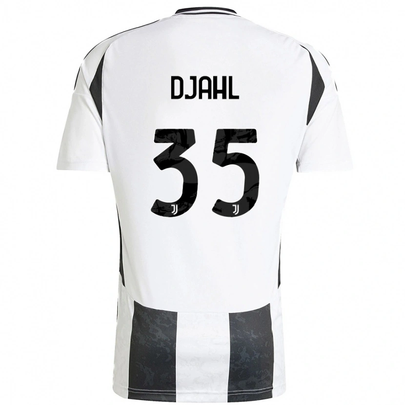 Danxen Heren Rayan Djahl #35 Wit Zwart Thuisshirt Thuistenue 2024/25 T-Shirt