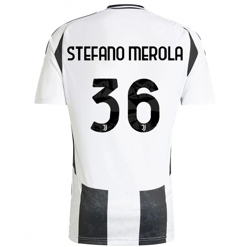 Danxen Heren Antonio Stefano Merola #36 Wit Zwart Thuisshirt Thuistenue 2024/25 T-Shirt