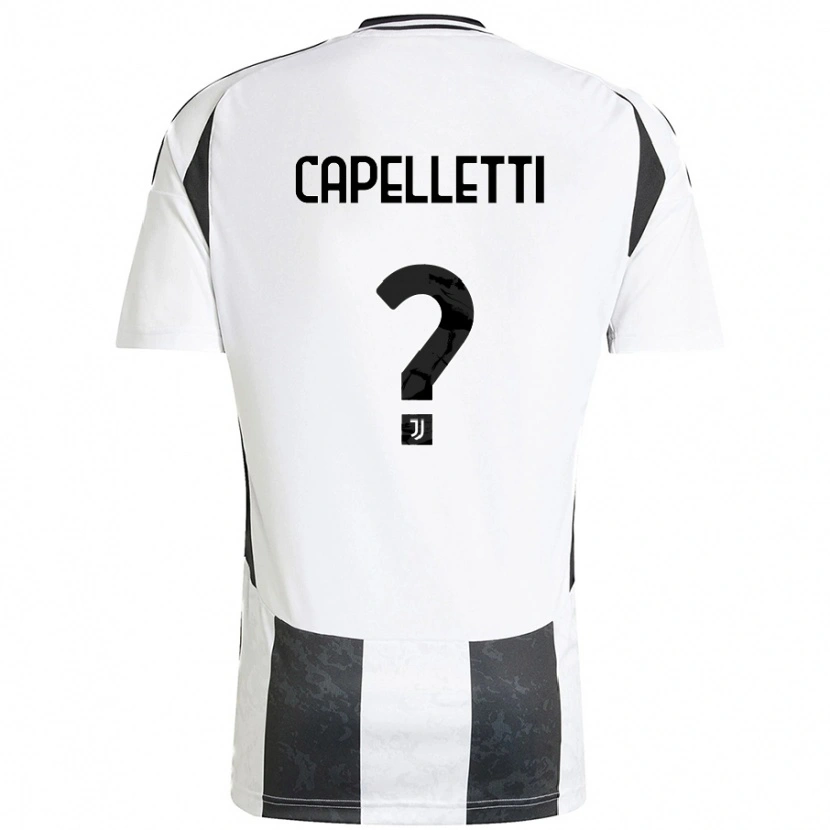 Danxen Heren Alessia Capelletti #0 Wit Zwart Thuisshirt Thuistenue 2024/25 T-Shirt