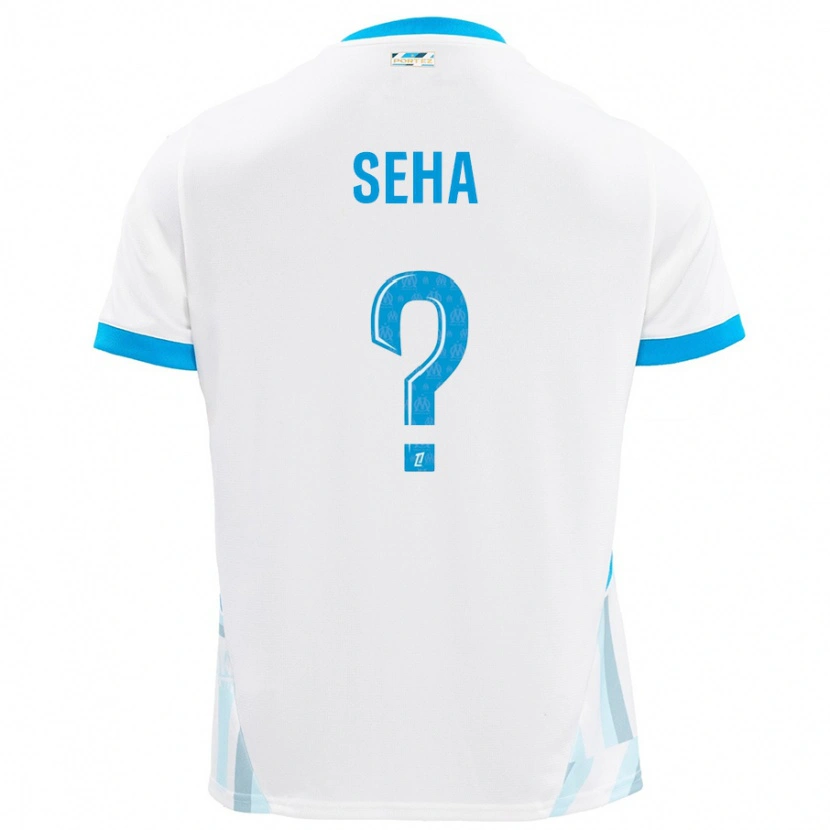 Danxen Heren Sayha Seha #0 Wit Hemelsblauw Thuisshirt Thuistenue 2024/25 T-Shirt