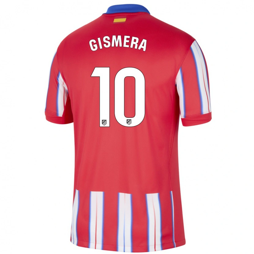 Danxen Heren Aitor Gismera #10 Rood Wit Blauw Thuisshirt Thuistenue 2024/25 T-Shirt