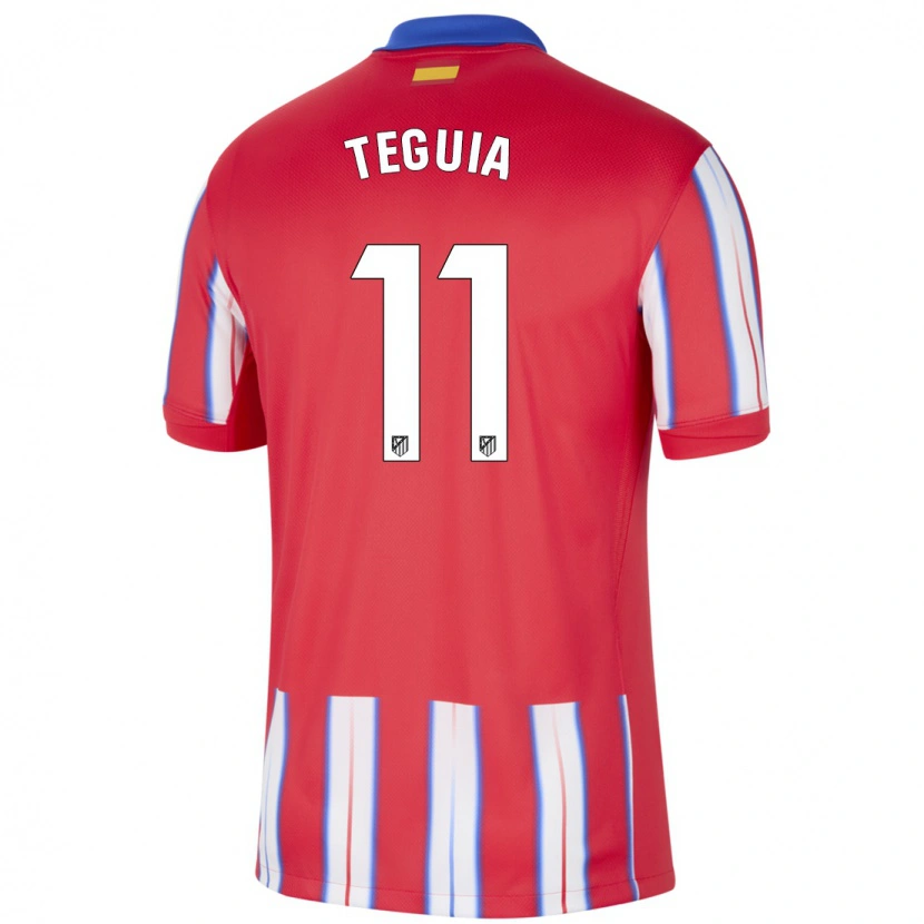 Danxen Heren Cedric Teguia #11 Rood Wit Blauw Thuisshirt Thuistenue 2024/25 T-Shirt