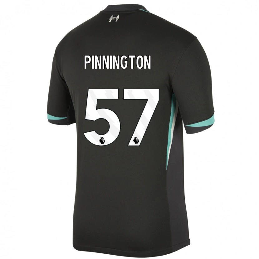 Danxen Heren Carter Pinnington #57 Zwart Antraciet Wit Uitshirt Uittenue 2024/25 T-Shirt